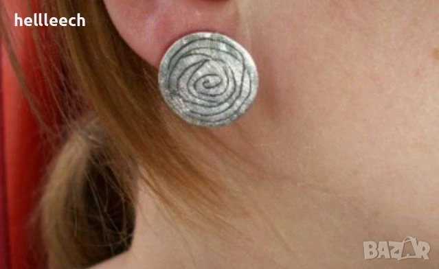 Сребърни обеци, снимка 6 - Обеци - 54258869