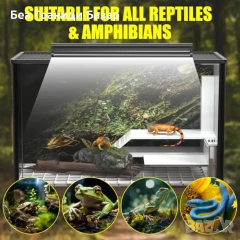 Нова T5 UVB 10.0 24W лампа за терариум – гущери, змии, хамелеони, животни, снимка 6 - Терариуми и оборудване - 49591723