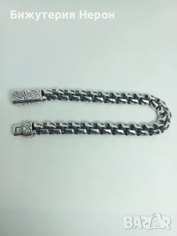 Ръчно изработена сребърна гривна Кардинал