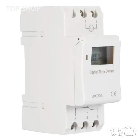 Дигитален програматор THC30A digital time switch, снимка 6 - Друга електроника - 48778215
