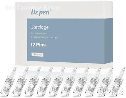 Нови 10 броя 12-пинови накрайници за Dr.Pen A10 микронидлинг писалка