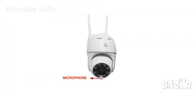 Wifi / IP Смарт камера за външна употреба 2MP, IPC 360, Нотификации при движение или звук , снимка 5 - IP камери - 30253152