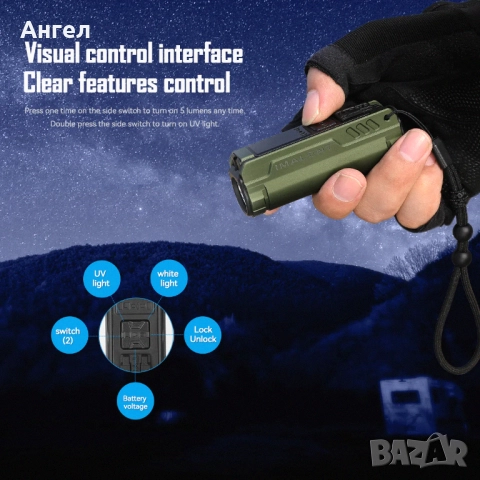 Фенер IMALENT BL50, снимка 9 - Друга електроника - 51941842