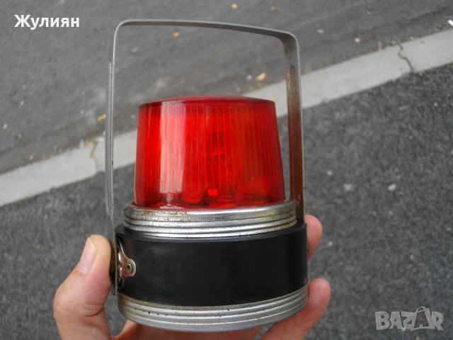 СИГНАЛНА АВАРИЙНА ЛАМПА ФЕНЕР ПРОЖЕКТОР СССР, снимка 5 - Антикварни и старинни предмети - 37838031