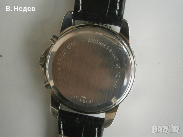 CERTINA Attack, quartz chronograph, WR 50 meters, All steel, Swiss, снимка 7 - Мъжки - 40050982