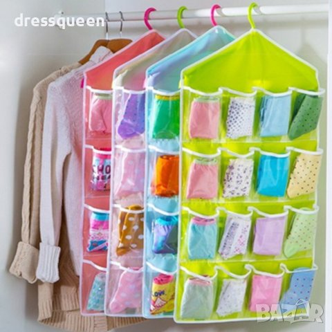 1698 Практичен висящ органайзер с 16 джоба