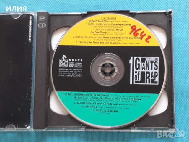 Various – 1990- Giants Of Rap Volume 2(2CD)(Gangsta,Pop Rap,Electro,Hip Hop), снимка 7 - CD дискове - 42237827