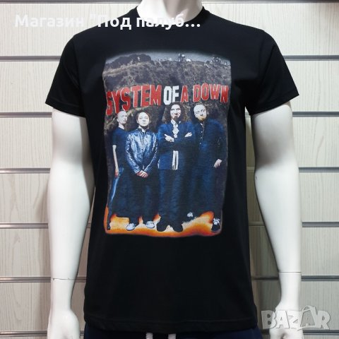 Нова мъжка тениска с дигитален печат на музикалната група SYSTEM OF A DOWN, снимка 3 - Тениски - 30116164