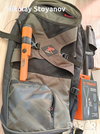 Раница XP, GP-pointer, Nokta-makro shovel, folding shovel, bl. headphones