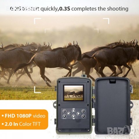 Модел 2022 3G версията HC-801G Фотокапан Suntek 16MP 1080P Ловна камера Нощно виждане, Full HD hc801, снимка 11 - Ловно оръжие - 37516890