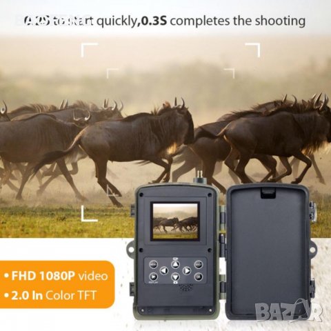 Модел 2022 3G версията HC-801G Фотокапан Suntek 16MP 1080P Ловна камера Нощно виждане, Full HD hc801, снимка 11 - Ловно оръжие - 37516890