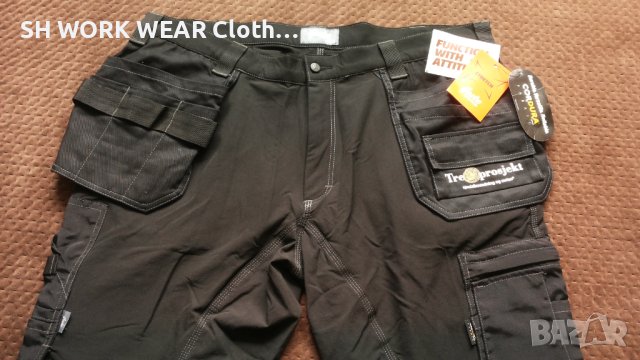 GESTO STRETCH Work Wear Trouser размер 58 / XXXL изцяло еластичен работен панталон W3-97, снимка 3 - Панталони - 42212726