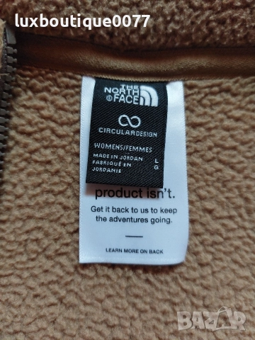 Суичър без качулка The North Face L , снимка 5 - Суичъри - 52913848