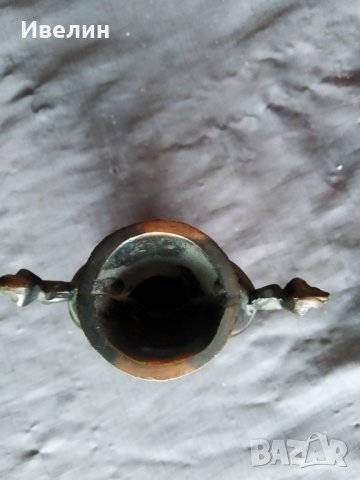 метална ваза за декорация, снимка 4 - Антикварни и старинни предмети - 30146544