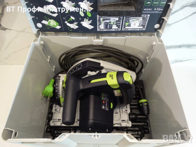2024 - Festool TS 55 FEBQ - Потапящ циркуляр, снимка 12 - Триони и циркуляри - 54361632