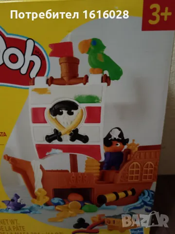 Play Doh - Стартов комплект: Пиратски кораб., снимка 6 - Пластелини, моделини и пясъци - 49715608