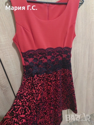 разкроена елегантна рокля , снимка 2 - Рокли - 52119411