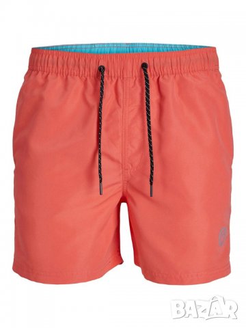 JACK & JONES Плувни шорти JPSTFIJI JJSWIM SOLID SN LY, снимка 4 - Бански - 40215311