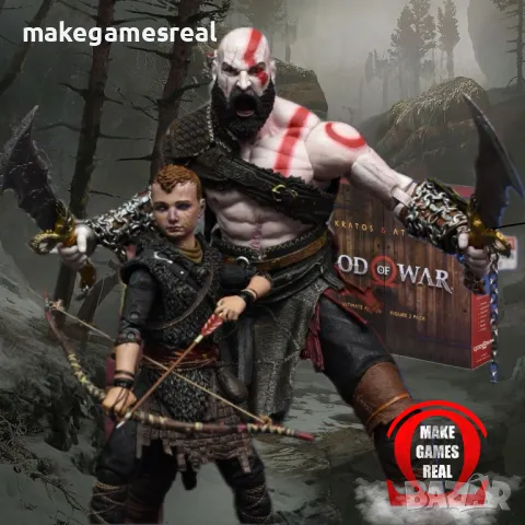 Екшън фигура God of War Kratos - Atreus, снимка 1 - Аксесоари - 39770204