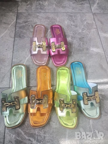 чехли hermes Zara chanel , снимка 16 - Чехли - 51303363