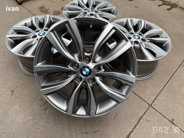 4 бр. оригинални алуминиеви джанти BMW 18 цола 5x112 , централен отвор 66.6, ET57, 8J