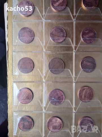 1 цент 1963-2007 г.- 40 броя , САЩ, снимка 5 - Нумизматика и бонистика - 54255223