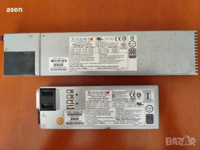 Продавам мощни високоефективни захранвания 1600 Вт  80 Plus Titanium (96%+)