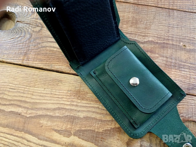 Ръчно изработен мъжки кожен портфейл , снимка 4 - Портфейли, портмонета - 54202572