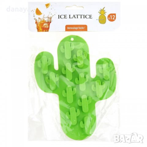 1518 Силиконова форма за лед кактусчета 12 гнезда, снимка 5 - Форми - 29116822