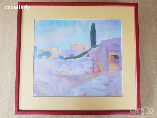 Репродукция пейзаж в Атина като Богород Константин