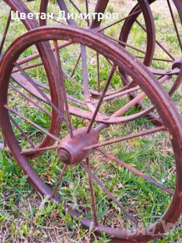 АНТИКВАРА дървена количка комплект с порцеланова кукла , снимка 9 - Антикварни и старинни предмети - 54195587