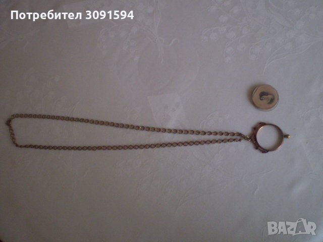 Колие с висулка викториянски период пандетив медальон, снимка 12 - Антикварни и старинни предмети - 39005963