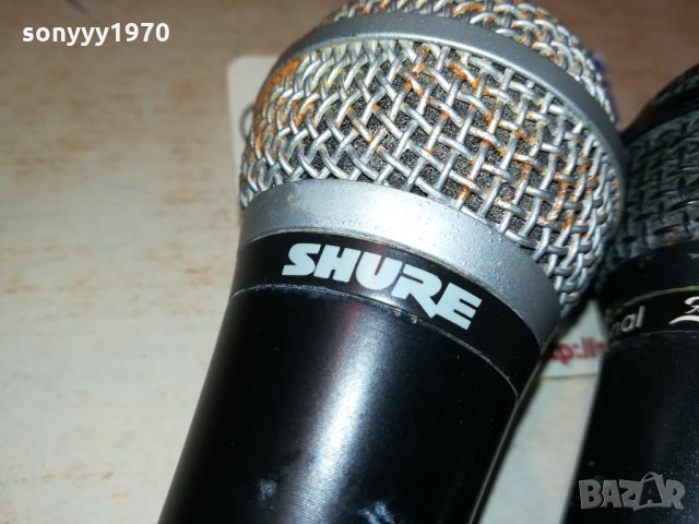 SHURE & FAME PROFI MIC-ВНОС GERMANY 1401221132, снимка 4 - Микрофони - 35432779
