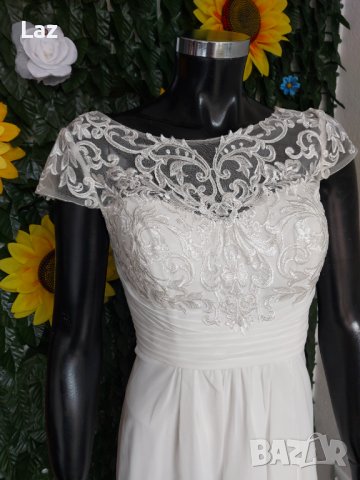 сватбена булчинска рокля за подписване или кръщене, снимка 1 - Рокли - 39840866