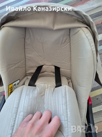 Продавам детско столче/ кошче за изписване chipolino , снимка 3 - За бебешки колички - 53047388