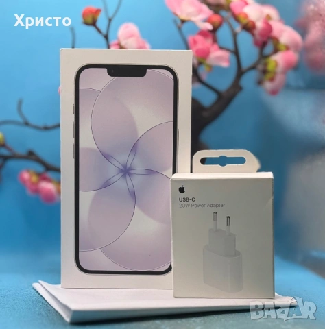 НОВ!!! Apple iPhone 17e, 256 GB, 5G, White + подарък оригинален адаптер Apple  