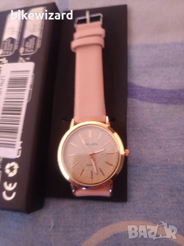 Дамски аналогов кварцов часовник OFFCUP с кожена каишка, 39 мм корпус НОВ, снимка 5 - Дамски - 52946644