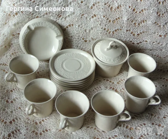 Много стар сервиз за късо кафе, снимка 2 - Антикварни и старинни предмети - 56447249