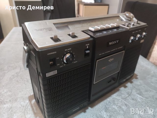 радиокасетофонче SONY  CF-560F, снимка 4 - Радиокасетофони, транзистори - 37074173