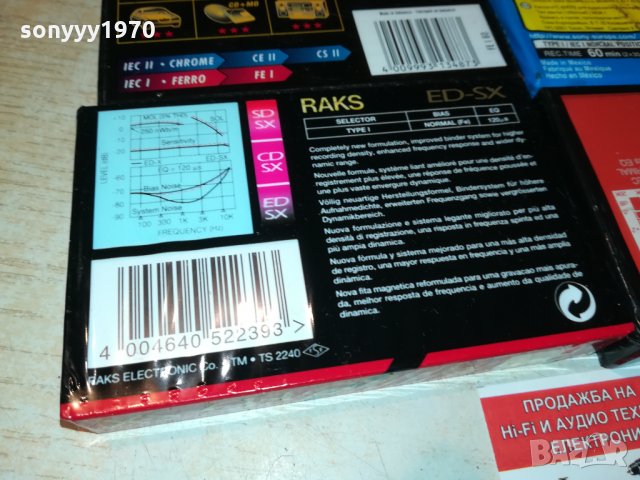 TDK SONY RAKS-AUDIO TAPE 2210212038, снимка 4 - Аудио касети - 34552244