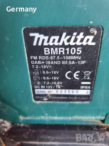 Стройтелно радио makita, снимка 3 - Радиокасетофони, транзистори - 40313745