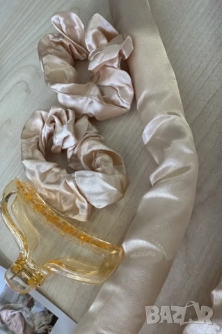  Голяма, стилна ролка за коса от коприна  , снимка 4 - Преси за коса - 51802245