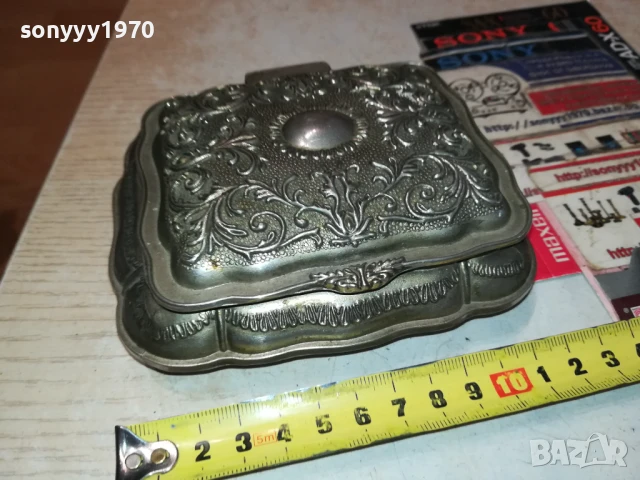 МЕТАЛНА КУТИЯ ЗА КОЛЕКЦИЯ 3107250835LCHERY, снимка 6 - Антикварни и старинни предмети - 51199289