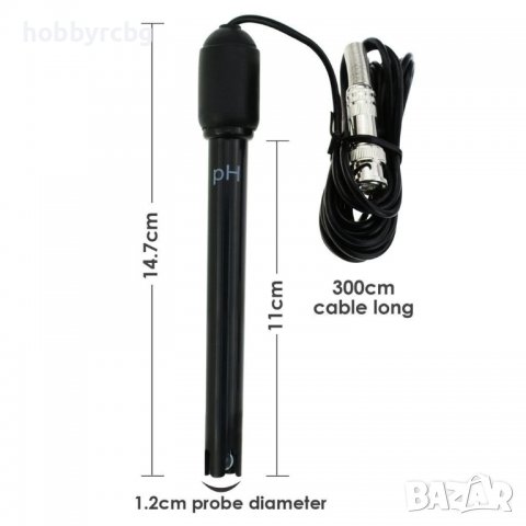 Допълнителен pH електрод за тестери с BNC конектор, снимка 6 - Друга електроника - 36747597