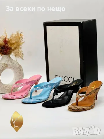 Gucci Дамски Чехли На Ток Гучи - Различни Цветове Код SEM-743