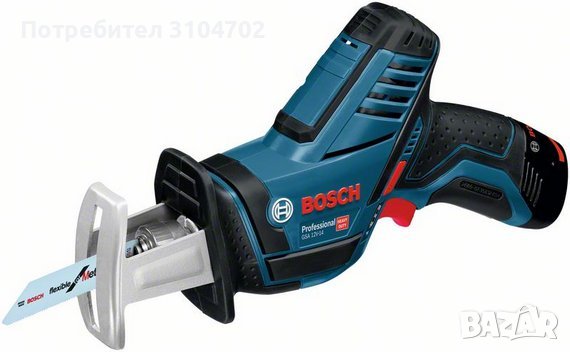 Bosch GSA12V-14 Акумулаторен саблен трион 12V, solo  версия, без батерии, 060164L902, снимка 2 - Други инструменти - 38311179