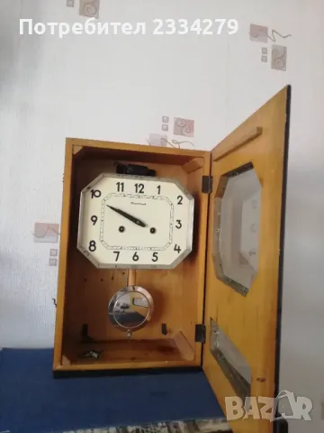  Часовници,,Янтарь-Jantar" сделано в СССР, made in USSR. МЕХАНИЧНИ., снимка 8 - Стенни часовници - 39481365