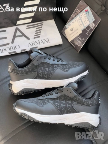 Emporio Armani Мъжки Маратонки👟Мъжки Спортни Обувки Емпорио Армани - 3 Налични Цвята Код E827, снимка 7 - Маратонки - 51477770