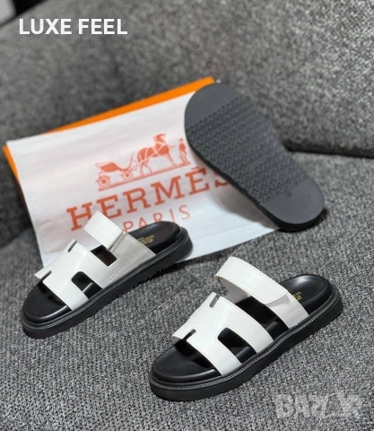 Hermes ⚜️ Дамски Чехли, снимка 3 - Чехли - 54033828