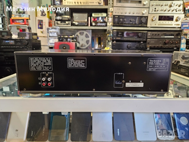 Касетен дек Technics RS-B665 Работи перфектно, използван е изключително малко, като нов е. Леки забе, снимка 10 - Декове - 51181554